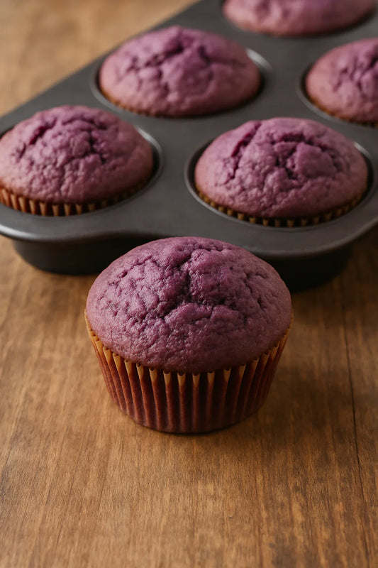 Muffins moelleux à l'Ube