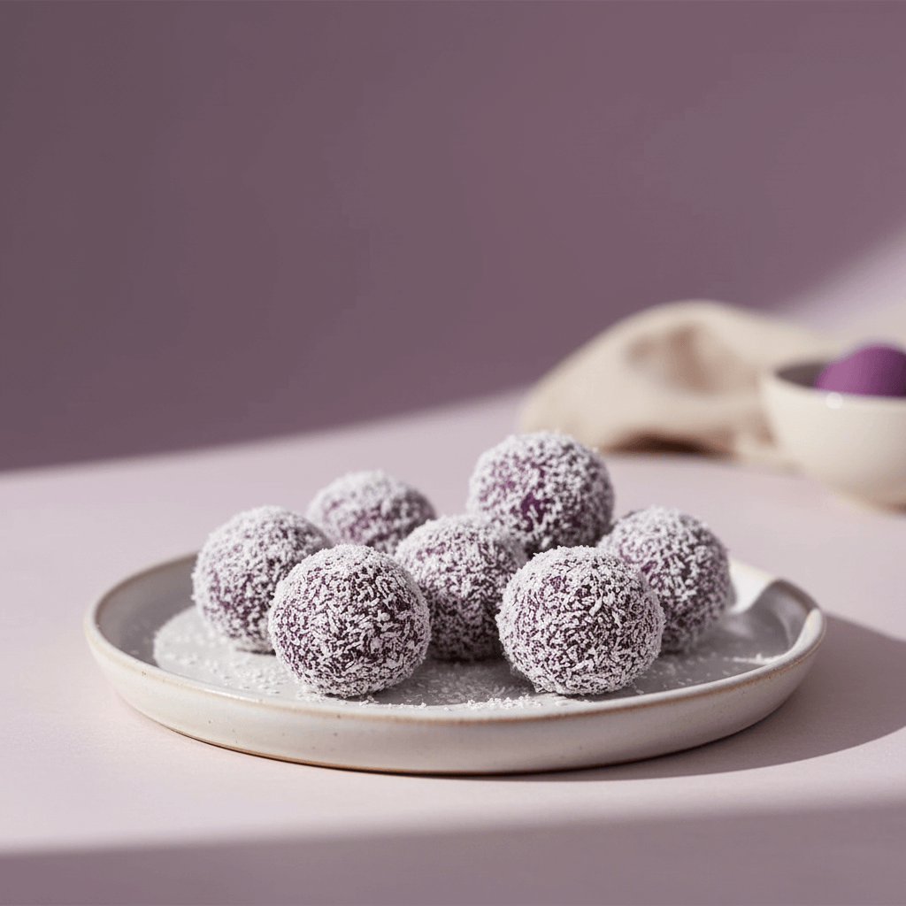 ENERGY BALLS À LA POUDRE D’UBE 💜 : LE SNACK VIOLET DES ESPRITS ACTIFS - Ubeal - Ube Premium