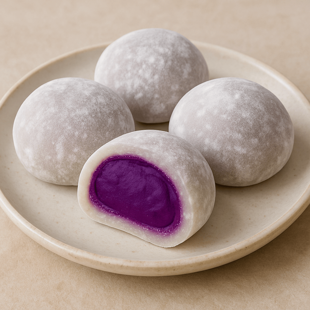🥢 Mochi fondant à l’Ube (version française) : la douceur violette venue d’Asie 💜 - Ubeal - Ube Premium