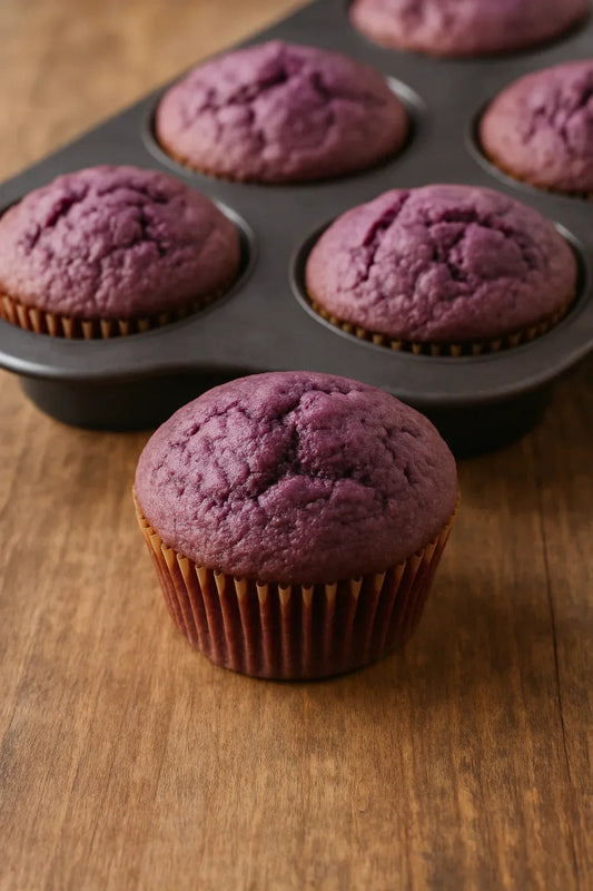 🧁 MUFFINS MOELLEUX À L’UBE 💜 : LA DOUCEUR VIOLETTE QUI ILLUMINE VOS MATINS - Ubeal - Ube Premium