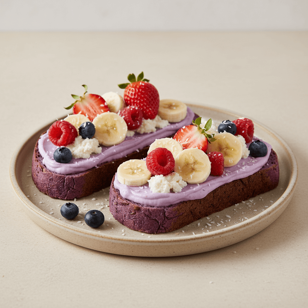 🍞 TOAST CRÉMEUX UBE–RICOTTA 💜 : LE PETIT-DÉJEUNER GOURMAND ET NATUREL - Ubeal - Ube Premium